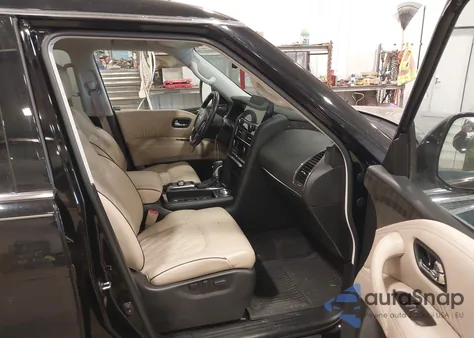 2021 Nissan Armada Platinum 4Wd z USA, uszkodzony, nr VIN JN8AY2CD8M9661255